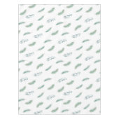 Nappes d'aquarelle de vert de Noël de baie de pin (Devant)