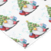Nappes de Noël Gnomes mignonnes (Angle)