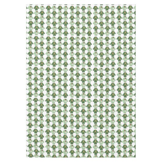 Nappes de Noël, Sweaters de Noël verts (Devant)