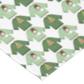 Nappes de Noël, Sweaters de Noël verts (Angle)