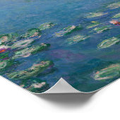 Nappes d'eau par Claude Monet Fine Art Poster Impr (Coin)