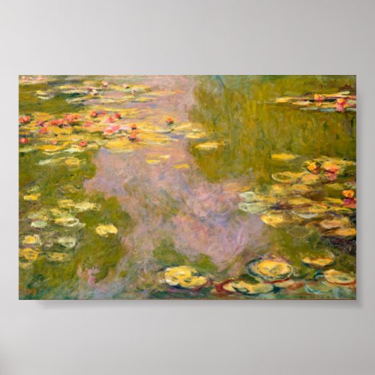 Nappes d'eau - Poster Claude Monet (Devant)
