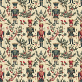 Nappes d'inspiration antique Nutcrackers vintages