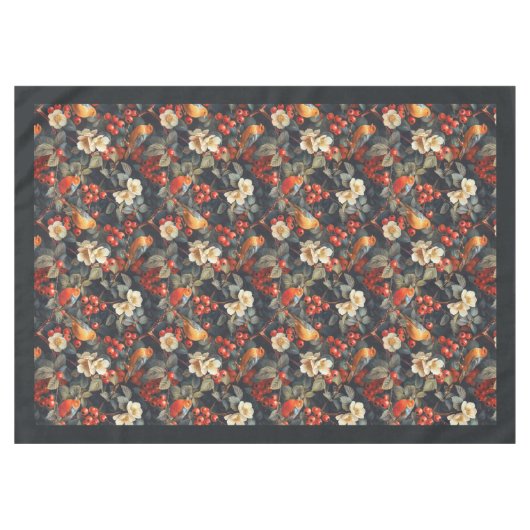 Nappes douillettes avec Oiseaux automnaux & Forêts (Devant (Horizontal))