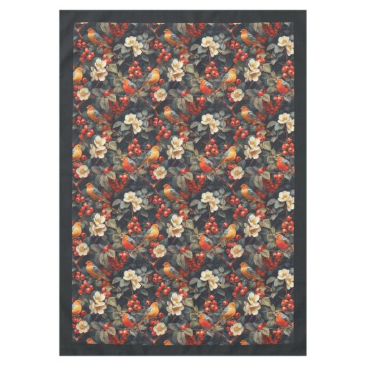 Nappes douillettes avec Oiseaux automnaux & Forêts (Devant)