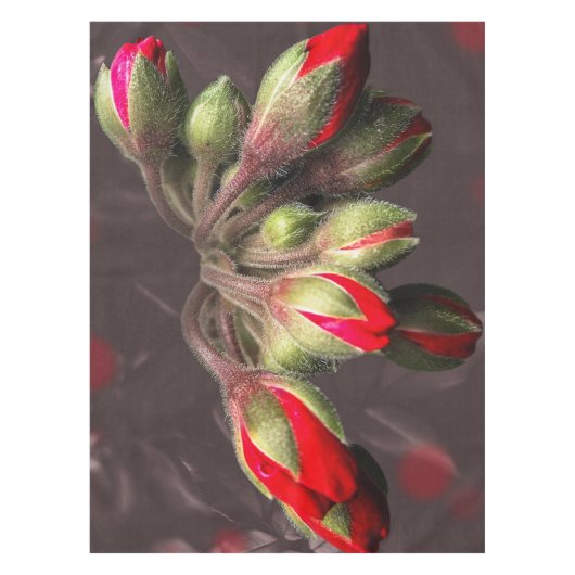 Nappes Fleur Rouge Et Foncé (Devant)