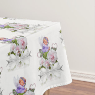 Nappes Floral Angel Cygnes blancs