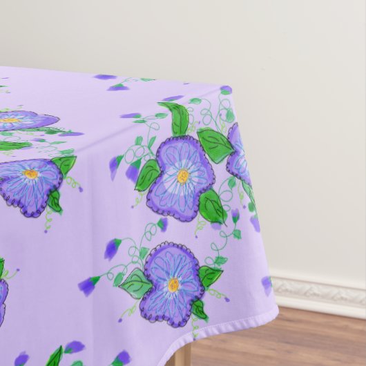 Nappes florales mauve (In Situ)