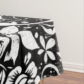 Nappes florales noires et blanches (In Situ)