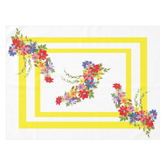 Nappes florales vintages (Devant (Horizontal))