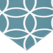 Nappes géométriques bleues turquoises de motif (Angle)