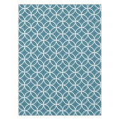 Nappes géométriques bleues turquoises de motif (Devant)