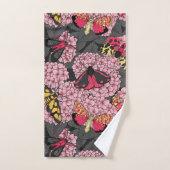 Nappes phréatiques à hydrangée rose (Serviette à main)