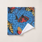 Nappes phréatiques bleu hydrangée (Gant de toilette)