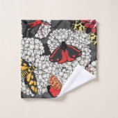 Nappes phréatiques sur hydrangée blanche (Gant de toilette)