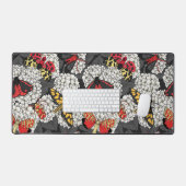 Nappes phréatiques sur hydrangée blanche (Clavier et souris)