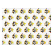 Nappes Saint-Valentin Coeurs de pingouins (Devant (Horizontal))