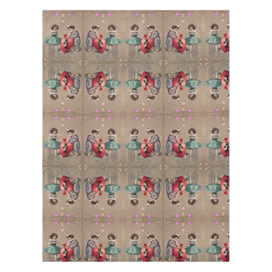 Nappes Saint-Valentin Vintage (Devant)