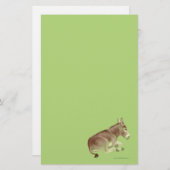 Napping Donkey Stationery Briefpapier (Voorkant / Achterkant)