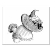 Napping Gnome Rubberstempel (Afrduk)