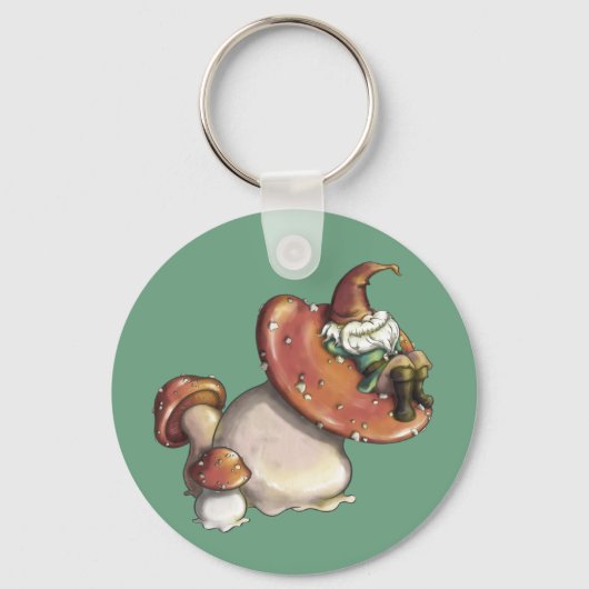 Napping Gnome Sleutelhanger (Voorkant)