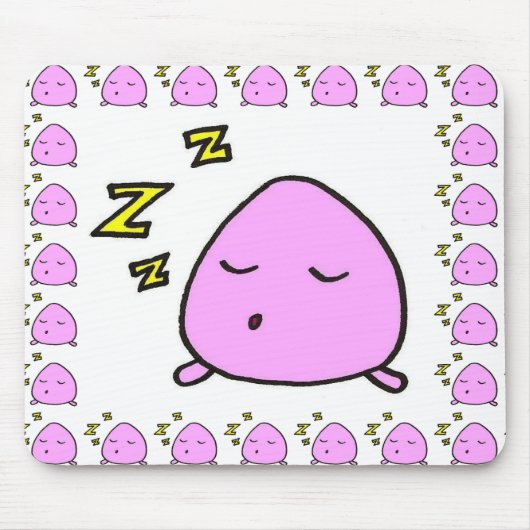 Napping Guy Mousepad Muismat (Voorkant)