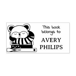 Napping Red Panda Dit boek is van Zelfinktende Stempel