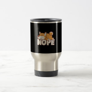 Napping shiba inu Gek cadeau voor nope lazy Reisbeker