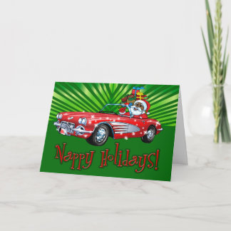 Nappy Holidays! Holiday Card Feestdagen Kaart