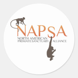 NAPSA-Stickers Ronde Sticker