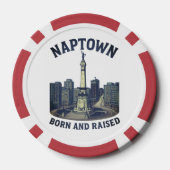 Naptown Indiana Monument Circle Poker Chip (Achterkant)