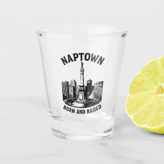 Naptown Indianapolis Indiana Glaswerk Shot Glas