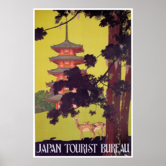 NARA JAPAN TOURISM  c. 1920 Poster (Voorkant)