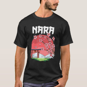 Nara Kyokujitsuki Sakura Japan T-shirt