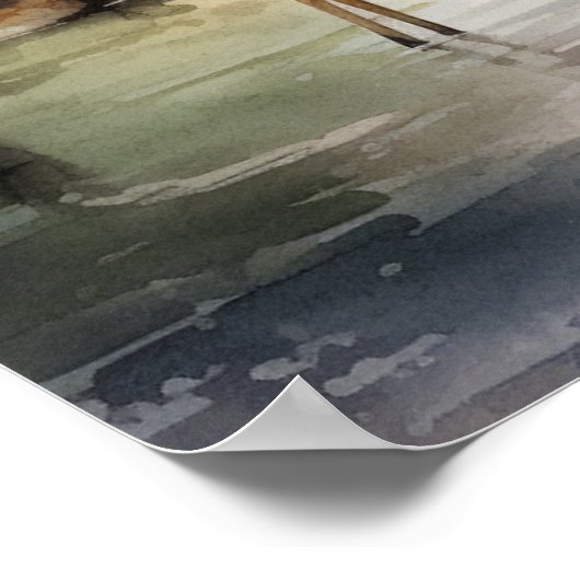 Nara Serenity - Kunstdruk Poster (Hoek)