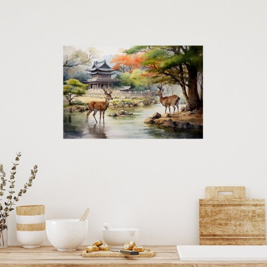 Nara Serenity - Kunstdruk Poster (Keuken)
