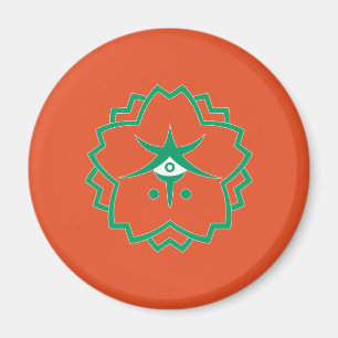 Nara stadsvlag Nara prefectuur japan symbool Magneet