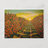 Naranjas de Valencia Schilderij van Alfred Fox Briefkaart (Voorkant)