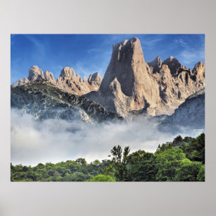 Naranjo de Bulnes, Kalksteenpark, Spanje Poster