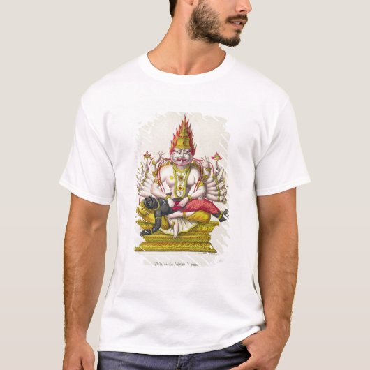 Narasimha, gegraveerd door de Marlet (kleur litho) T-shirt (Voorkant)
