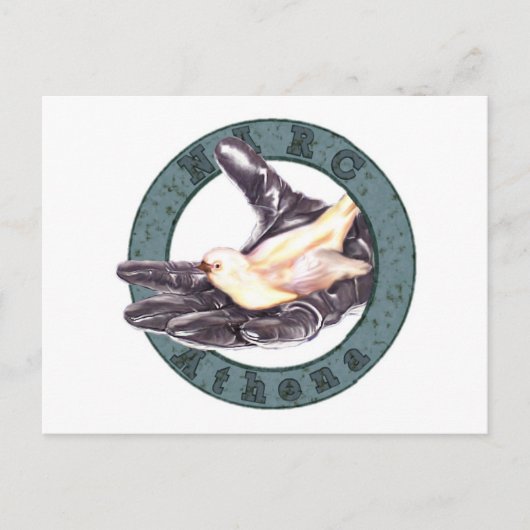 NARC-Athena unit badge briefkaart (Voorkant)