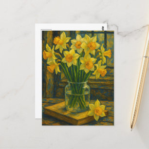 Narcis Ansichtkaart Briefkaart