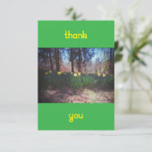 narcis bedankkaart (Staand voorkant)