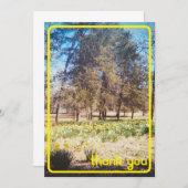 narcis bedankkaart (Voorkant / Achterkant)