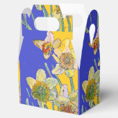 Narcis Bloem Schildering bloemige Verjaardag Cake  Bedankdoosjes (Geopend)