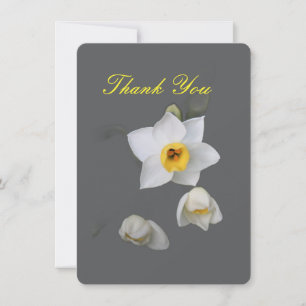 Narcis Bloemen Bedankkaart