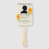 Narcis dienst order handwaaier (Voorkant)