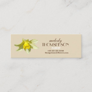 Narcis Foto Bloemige Visitekaartjes