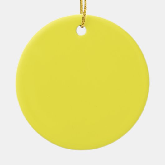 Narcis geel keramisch ornament (Voorkant)