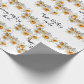  narcis gepersonaliseerd cadeaupapier (Hoek)